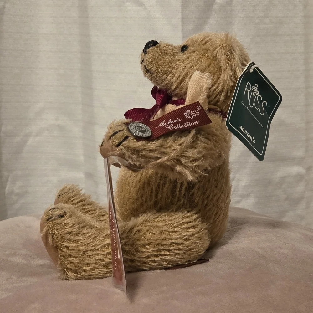 BEAR (RUSS) CRABTREE & EVELYN/MOHAIR COLLECTION/VINTAGE& LTD. ED. W/TAG